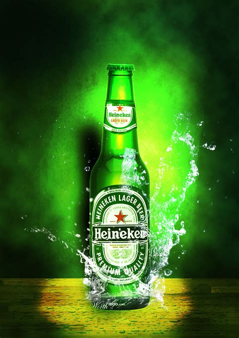 Heineken Beer Bottle Design