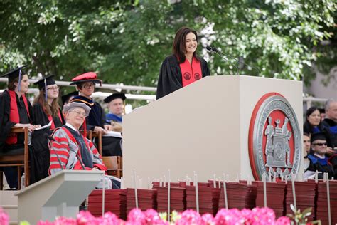 Facebook COO Sheryl Sandberg tells MIT grads “it’s about people” | MIT News | Massachusetts ...