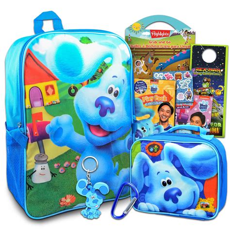 Buy Blue's Clues Backpack Activity Bundle For Kids ~ 7 Pc Set Includes ...