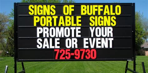 Buffalo Sign Rentals & Road Signs West Seneca by Signs of Buffalo