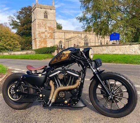 Harley Davidson Sportster XL 883 Iron Custom Bobber… | Harley bobber ...