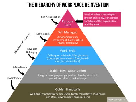 Pam Ross – The Hierarchy of Workplace Reinvention – Where are you operating?