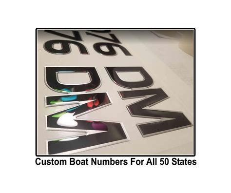 Boat Lettering and Numbers - Hoosierdecal