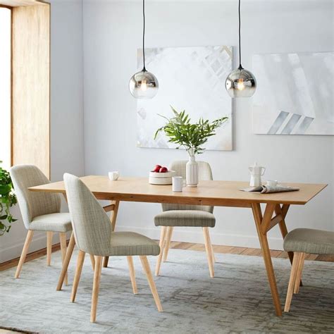 46 Awesome Scandinavian Dining Room Design Ideas With Swedish Style | Mid century modern dining ...