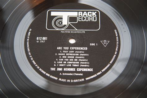 Vinyl Stockholm: JIMI HENDRIX Are You Experienced? Track Mono 1st UK press