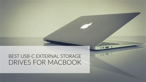 5 Best USB-C External Storage Drive For Your MacBook's