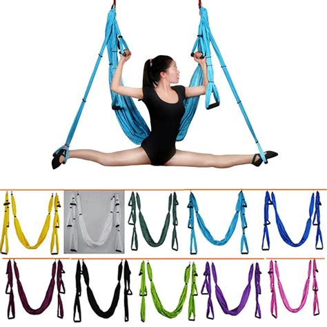 Elastic 5 meters 2020 stretch outdoor leisure aerial yoga hammock ...