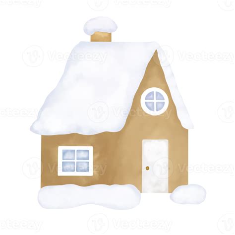 Winter House Illustration 14466644 PNG