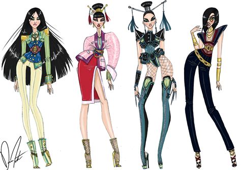 Mulan Collection by Daren J | Disney princess fashion, Disney divas ...