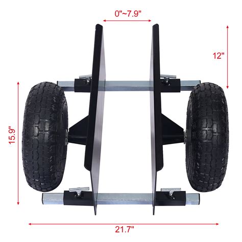 BAOERRS 600lb Panel Dolly , 10in. Pneumatic Wheels - Walmart.com