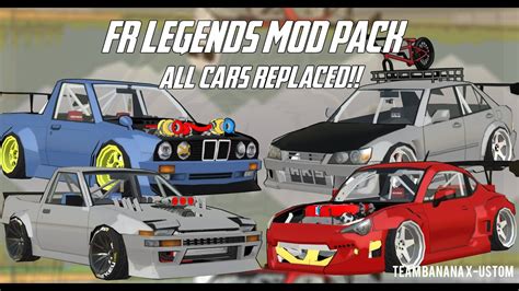 FR Legends Mod Pack All Cars Replaced & New Enggine ! - TBX MOD PACK V1 - Full Preview all cars mod!