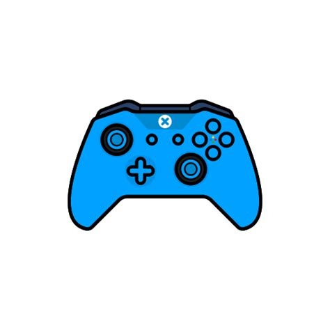 xbox one, Blue, controller, gamer icon