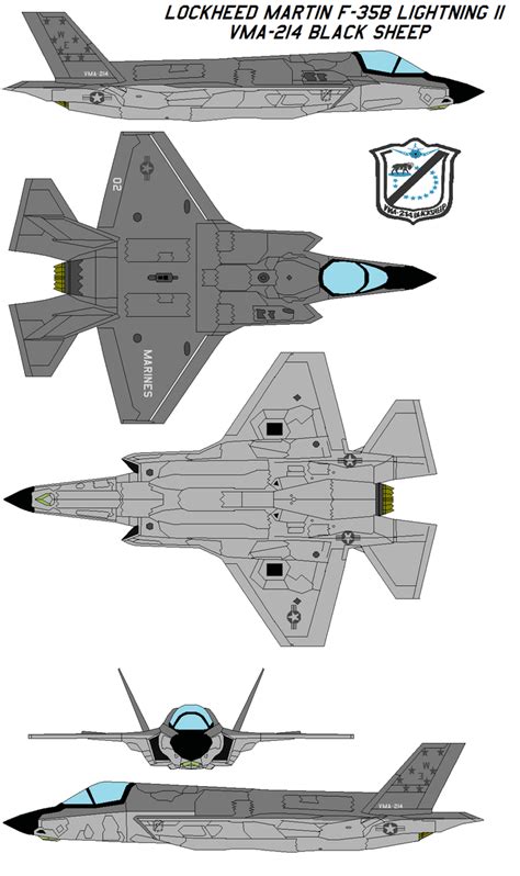 F-35B Lightning II VMA-214 by bagera3005 on DeviantArt