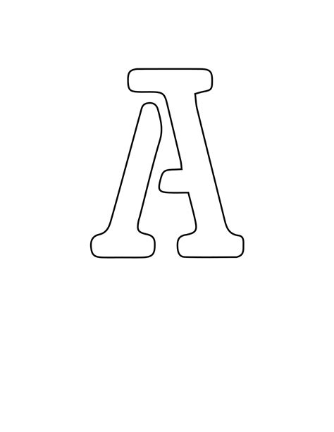 Free Printable Alphabet Stencils Templates