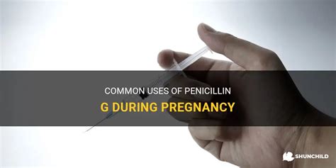 Common Uses Of Penicillin G During Pregnancy | ShunChild