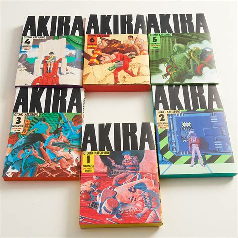 Akira Manga Volumes 1-6 Set