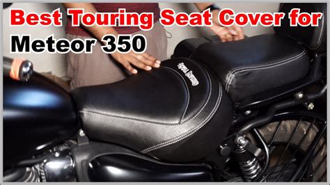 Best Touring Seat Cover for Meteor 350 | Sahara Seats - YouTube