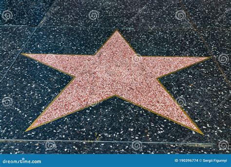 Star on Hollywood Walk of Fame Editorial Stock Image - Image of actor, angeles: 190396774