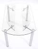 Millennium Glass Extending Dining Tables | Round Glass Dining Table | GlassDiningFurniture.co.uk