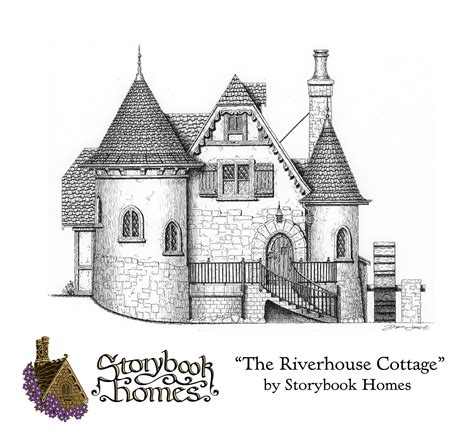 Storybook Cottage House Plans - Decorating A Small Bathroom