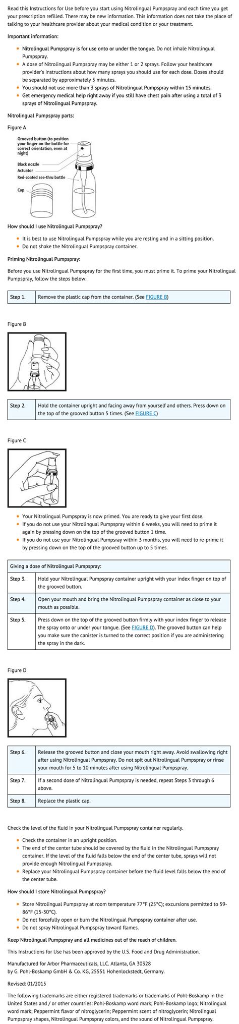 Nitroglycerin (Lingual spray) - wikidoc