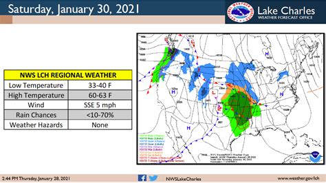 NWS Lake Charles Weather Update 1.28.21 - Orange Leader | Orange Leader