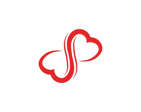 Love heart symbol logo templates 596099 Vector Art at Vecteezy