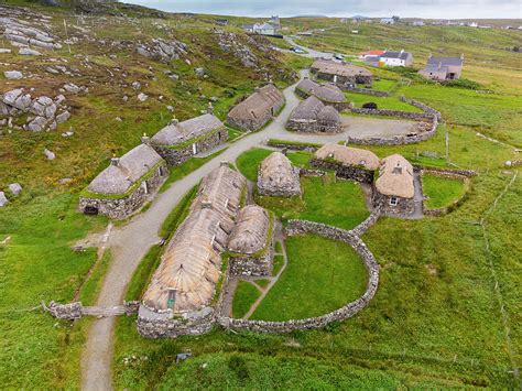 Gearrannan Blackhouse village at Garenin on Isle of Lewis , Scotland Photograph by Iain ...