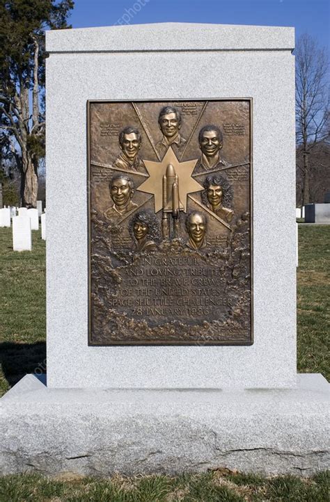 Space Shuttle Challenger memorial - Stock Image - C004/6544 - Science Photo Library