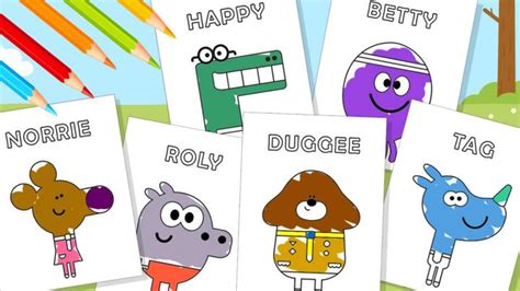 Roly Hey Duggee Coloring Pages