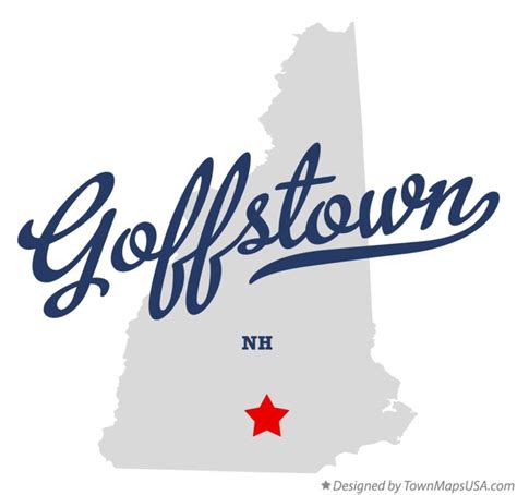 Map of Goffstown, NH, New Hampshire