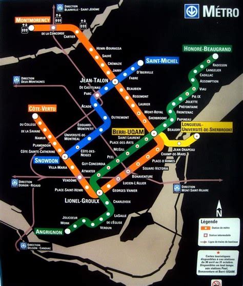 Carte Metro Montreal Stm | Subway Application