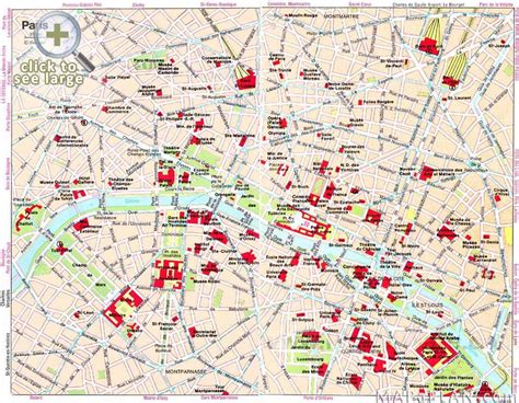 Paris maps - Top tourist attractions - Free, printable | Paris map ...