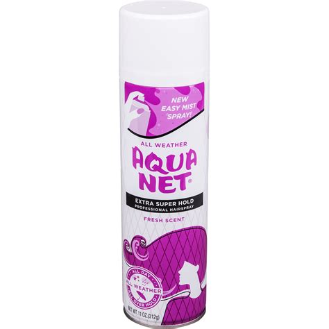 Aqua Net Extra Super Hold Hairspray, Fresh Fragrance, 11 Oz Canister ...