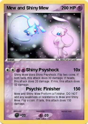 Pokémon Mew and Shiny Mew 7 7 - Shiny Psyshock - My Pokemon Card