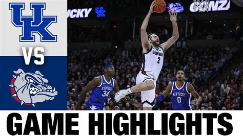 #4 Kentucky vs #2 Gonzaga | 2022 College Basketball Highlights - Win Big Sports