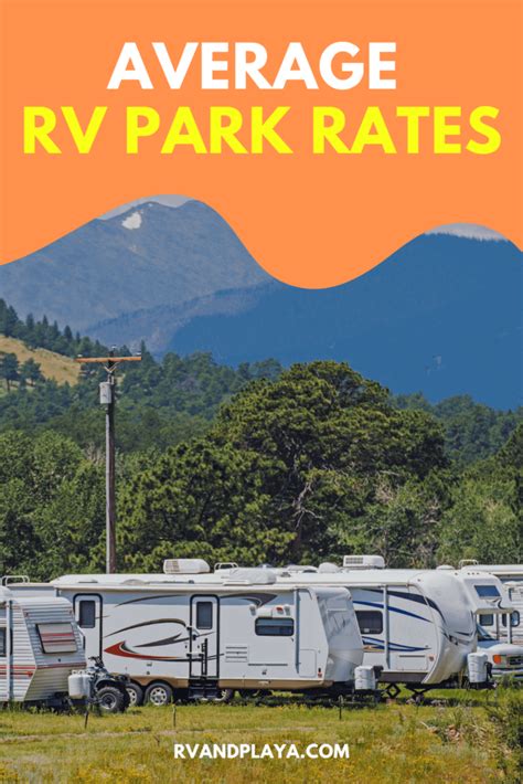 Average RV Park Rates: Nationwide Campgrounds Prices per Night