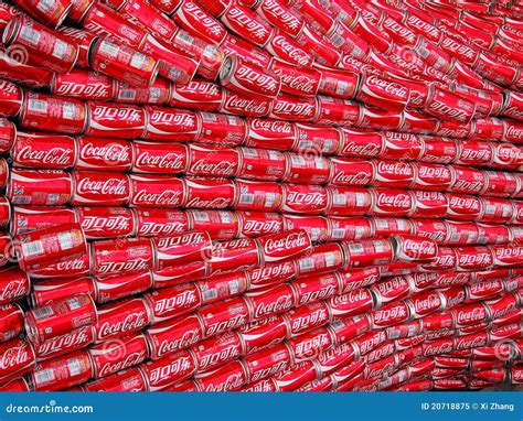 Coca Cola Cans editorial image. Image of thousands, performance - 20718875