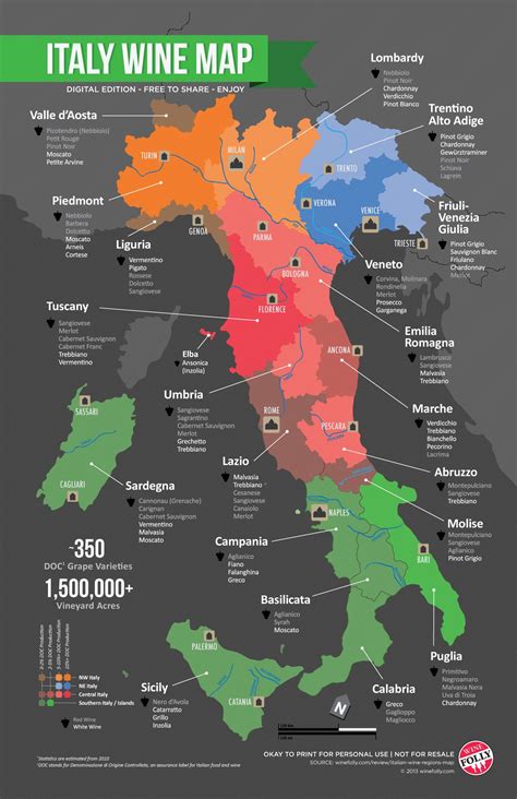 Map of Italian Wine Regions | Wine Folly | Italy wine, Italian wine ...