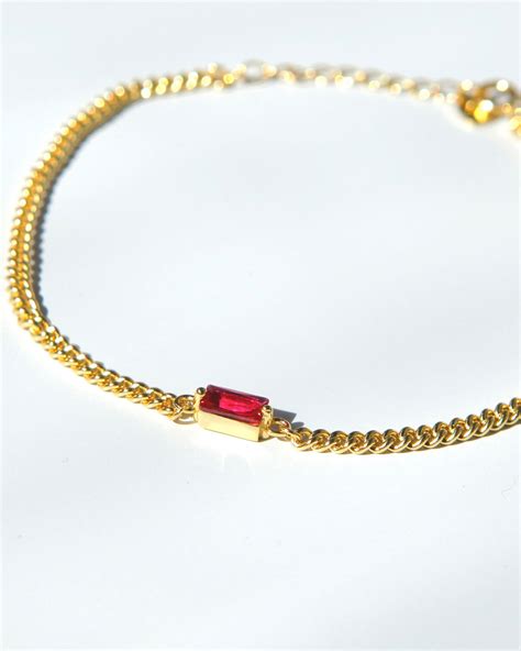 Pink Ruby Bracelet