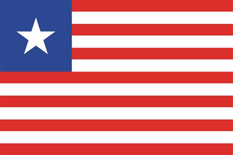 liberia flag design 16093778 Vector Art at Vecteezy