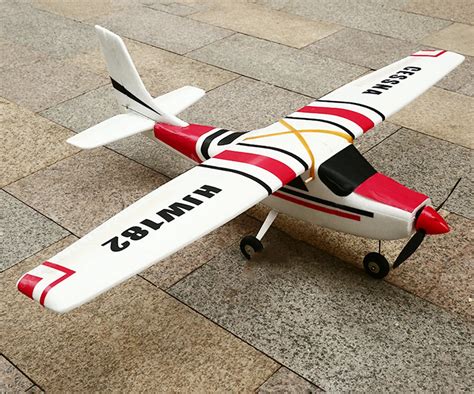 Cessna HJW182 1200mm Wingspan EPS Trainer Beginner RC Airplane Kit|RC Airplanes| - AliExpress