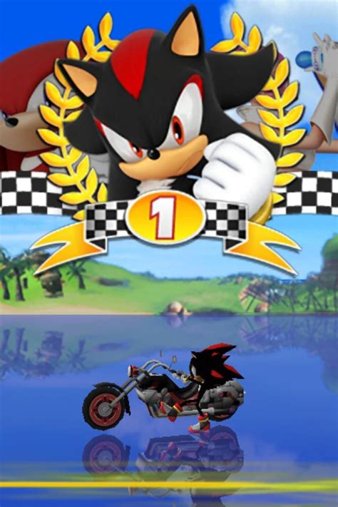 Sonic and Sega All Stars Racing, Shadow by TheBandicootBrony on deviantART