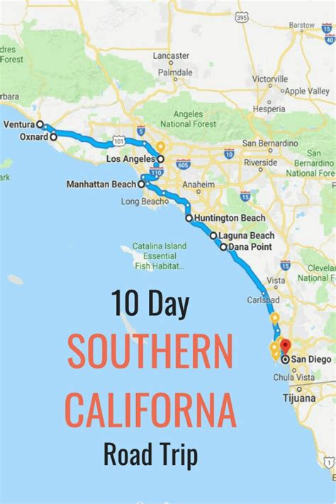 10 Day Itinerary - Best Places To Visit In Southern California ...