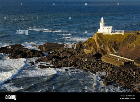 Hartland Point Lighthouse on the Hartland Peninsular near Hartland ...