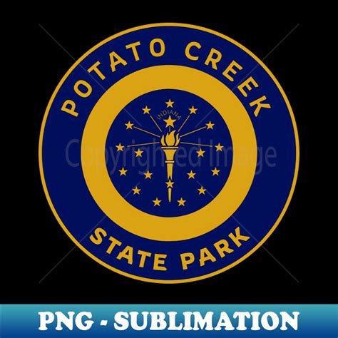 Potato Creek State Park Indiana Flag Bullseye - Exclusive Su - Inspire Uplift