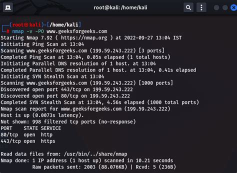 Host Discovery in Nmap Network Scanning - GeeksforGeeks