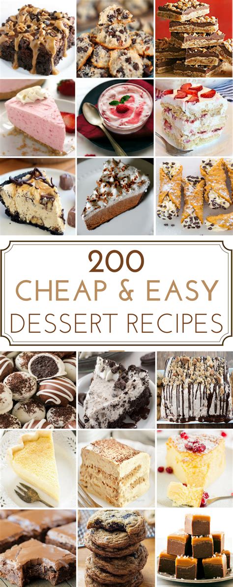 200 Cheap & Easy Desserts - Prudent Penny Pincher