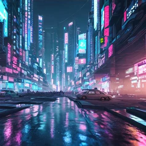 Cyberpunk city anime realistic 4k | OpenArt