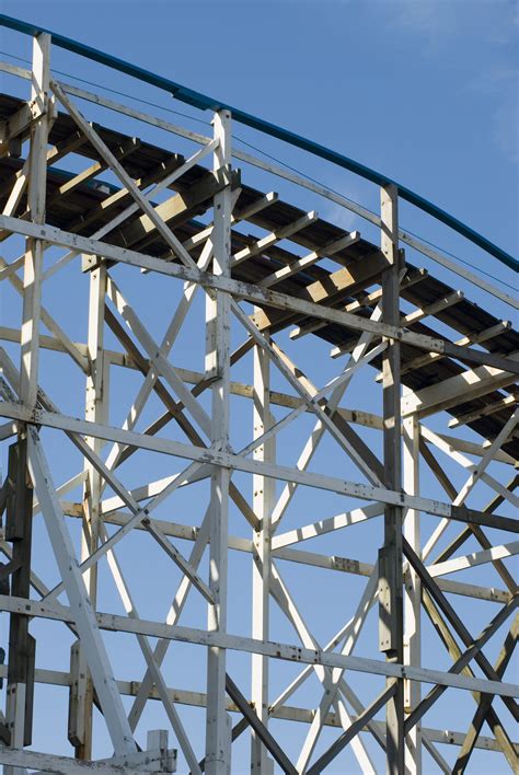 Wooden roller coaster structure-6821 | Stockarch Free Stock Photos